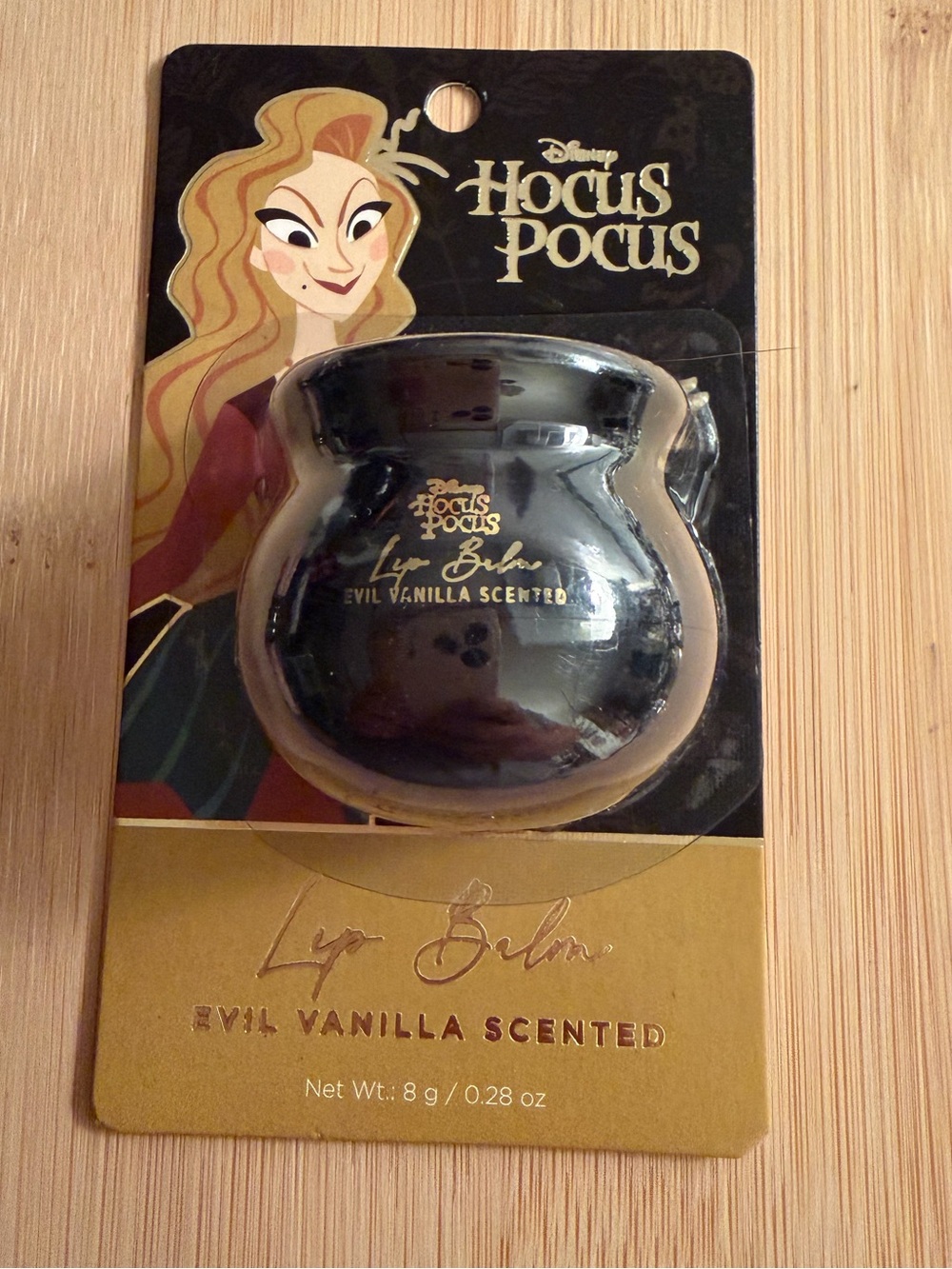 Hocus Pocus evil vanilla cauldron lip balm